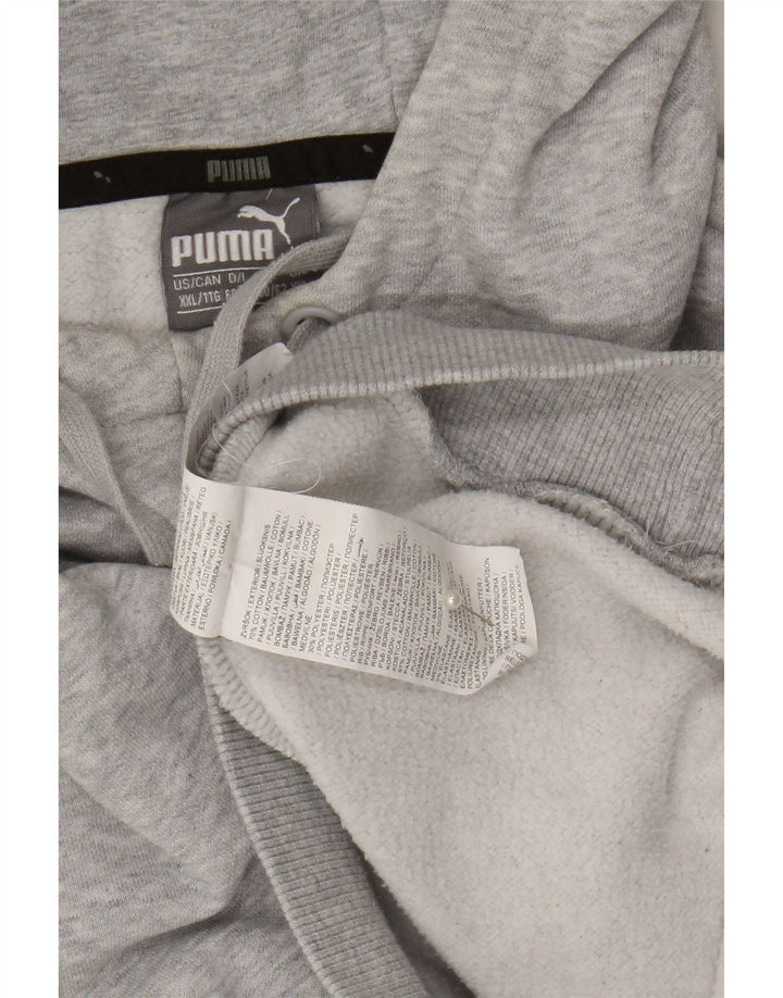 Puma Herren Kapuzenpullover 2XL Grau Baumwolle