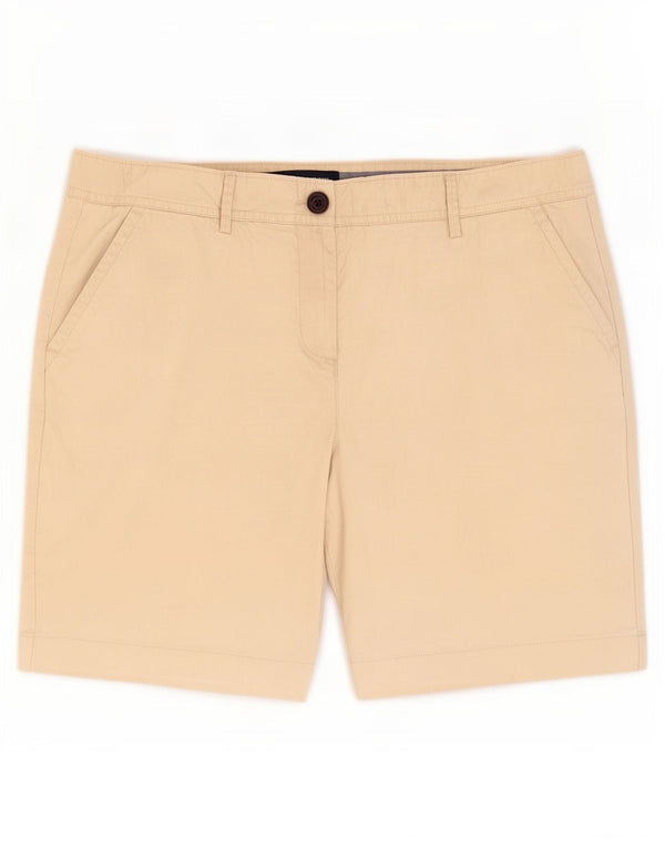 Crew Clothing Womens Chino Shorts UK 16 Large W36 Beige Cotton