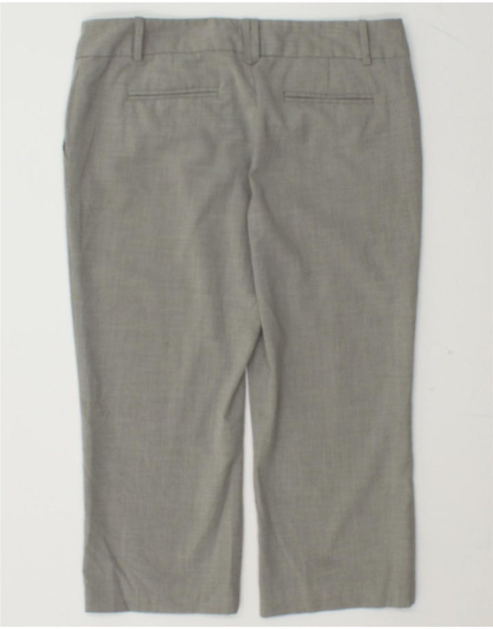 MOSSIMO Womens Stretch Capri Trousers US 8 Medium W32 L20 Grey Polyester Vintage Mossimo and Second-Hand Mossimo from Messina Hembry 