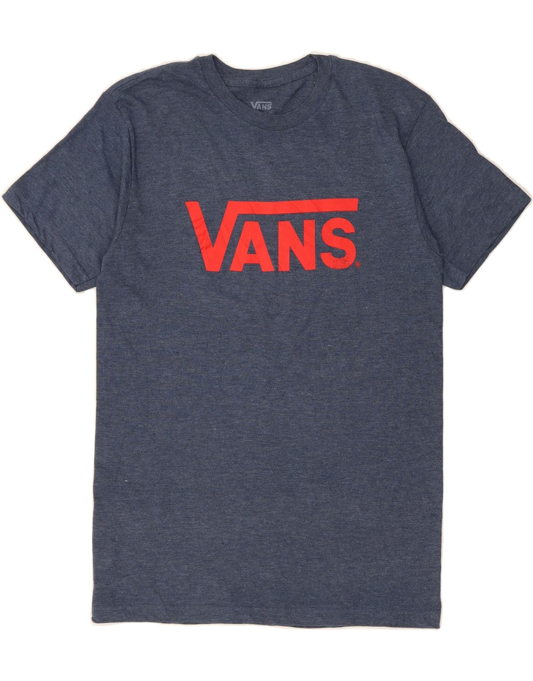 VANS Mens Graphic T-Shirt Top Small Navy Blue Polyester Vintage Vans and Second-Hand Vans from Messina Hembry 