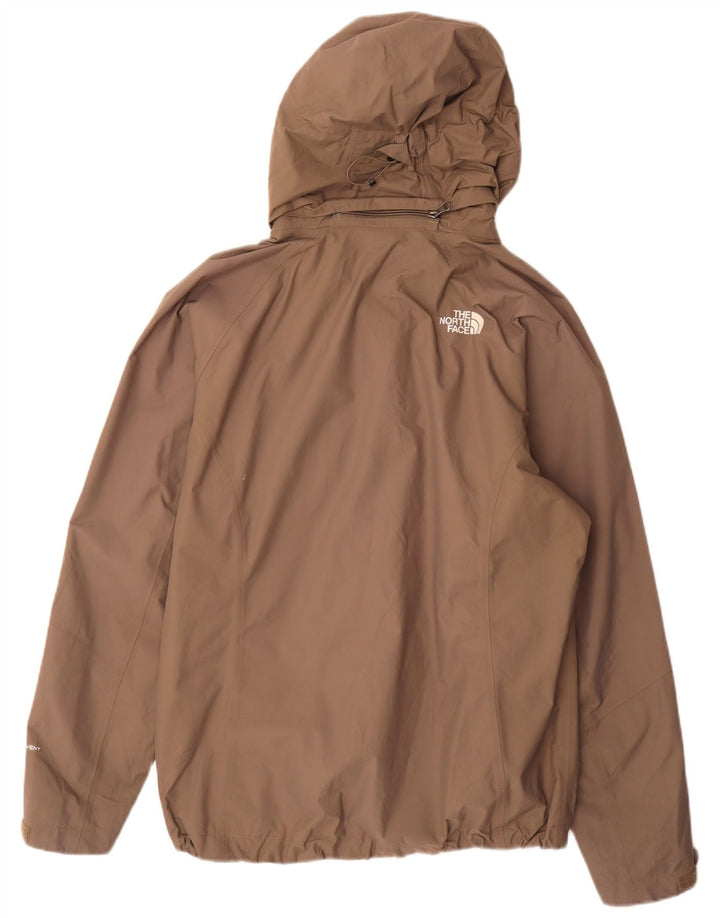 The North Face Herren-Regenjacke mit Kapuze, UK 38, mittelbeigefarbenes Nylon