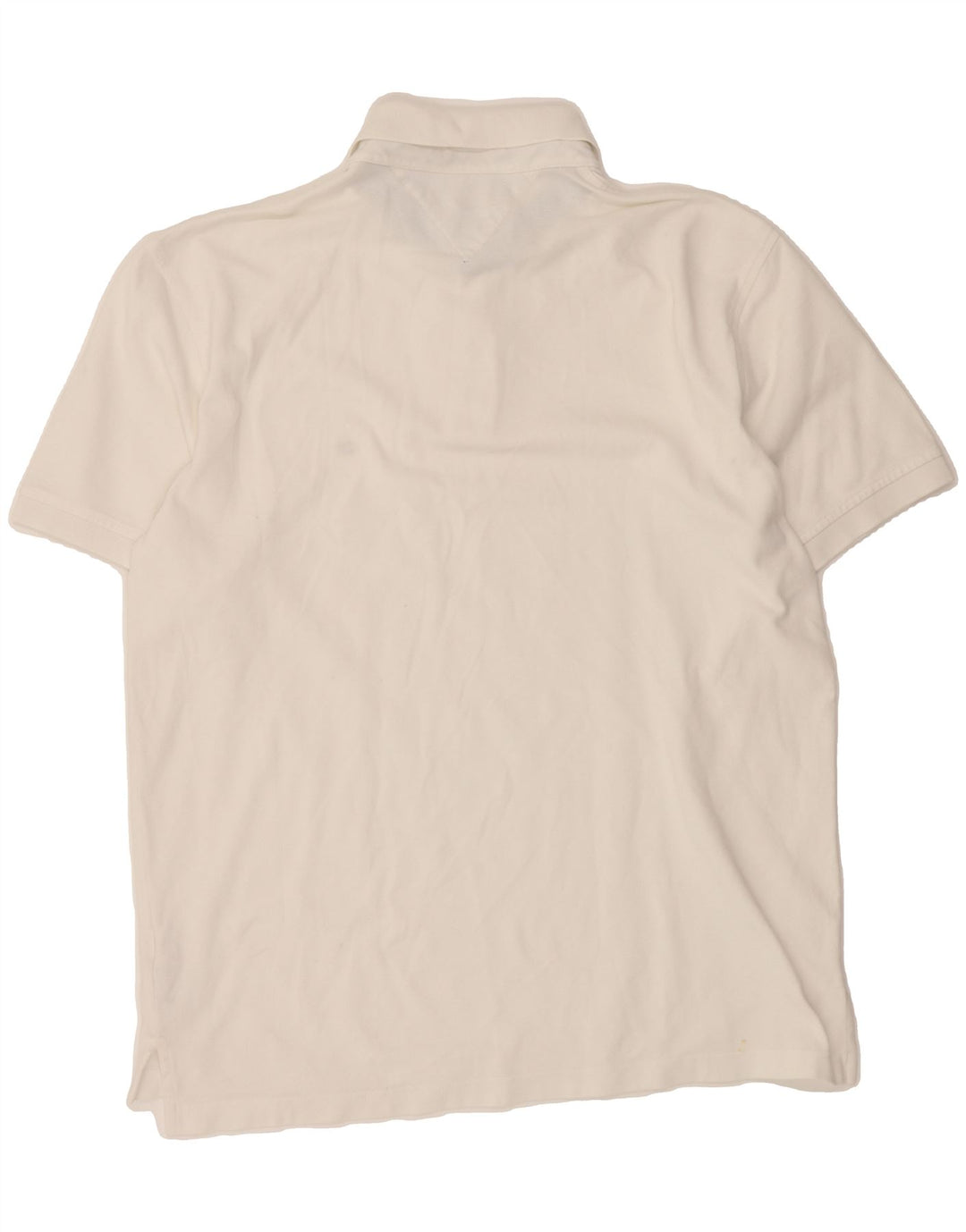 TOMMY HILFIGER Mens Polo Shirt 2XL White Cotton Vintage Tommy Hilfiger and Second-Hand Tommy Hilfiger from Messina Hembry 