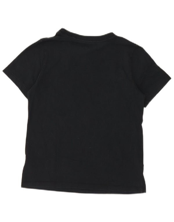 Converse Damen-T-Shirt mit Grafik, UK 10, Größe S, Schwarz, Baumwolle