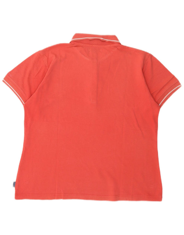 Asics Damen Poloshirt UK 18 XL Rosa Baumwolle