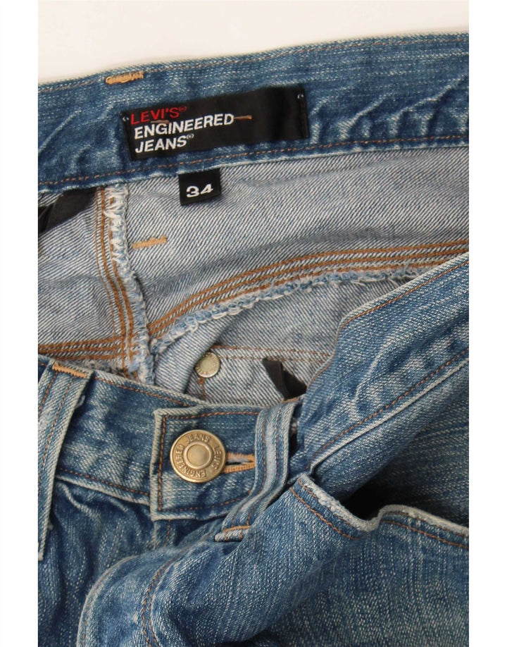 Levi's Herren Straight Jeans W34 L28 Blau