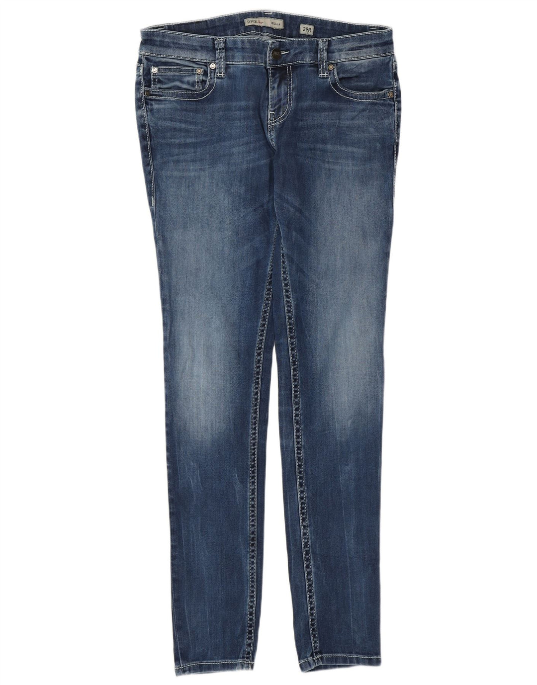 BKE Damen Stella Skinny Jeans W29 L31 Blaue Baumwolle