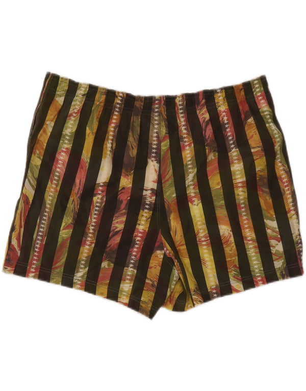 FILA Herren Badeshorts IT 56 3XL Khaki gestreift