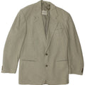 Hugo Boss Herren-Blazer mit 2 Knöpfen, UK 38, mittelgrün karierte Wolle