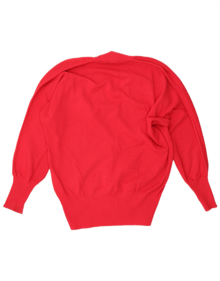 Simona Barbieri Damen Twin-Set Pullover mit V-Ausschnitt, UK 16, Größe L, Rot