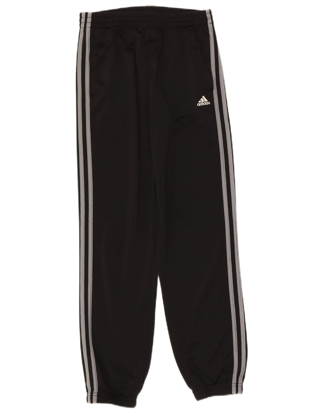 Adidas Jungen-Trainingshose, Jogginghose, 13–14 Jahre, schwarzes Polyester
