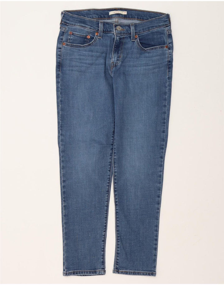 LEVI'S Damen Boyfriend Slim Jeans W27 L27 Blaue Baumwolle
