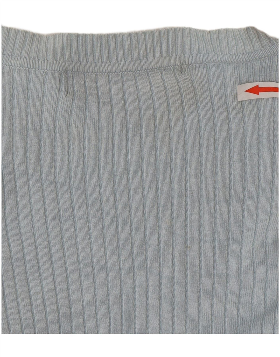 Zara Damen-Cardigan-Pullover UK 12 Mittelblauer Rayon