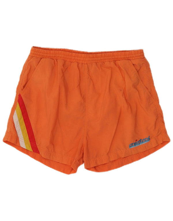 Mistral Herren-Badeshorts, groß, orangefarbenes Polyamid