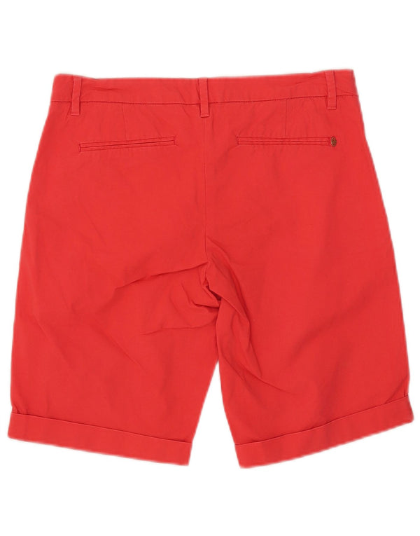 Conte of Florence Damen Chinoshorts IT 42 Medium W30 Rote Baumwolle