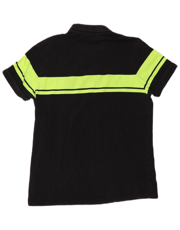 Sergio Tacchini Herren Poloshirt XL Marineblau Colourblock Baumwolle