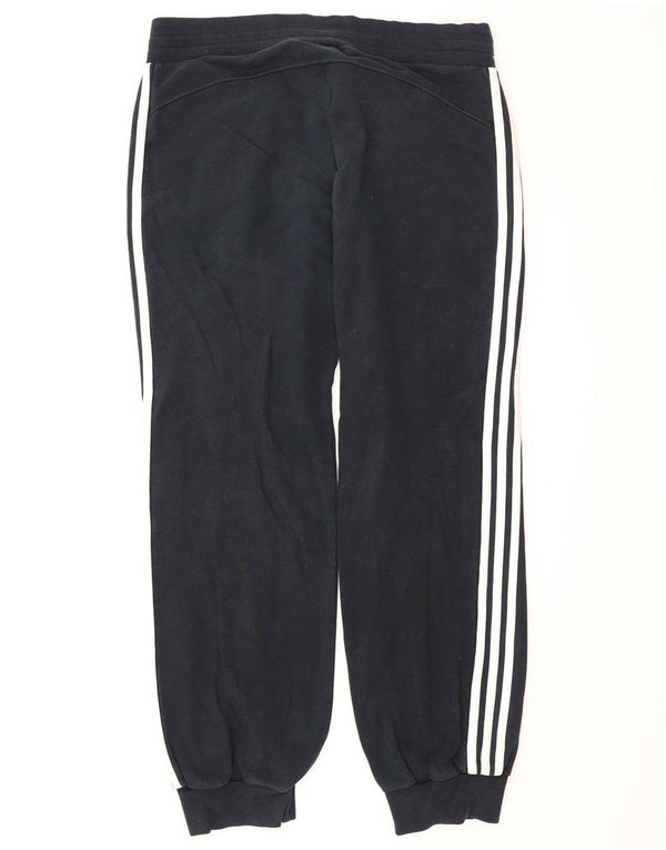 Adidas Damen Trainingshose Jogger UK 12 Medium Marineblau Baumwolle