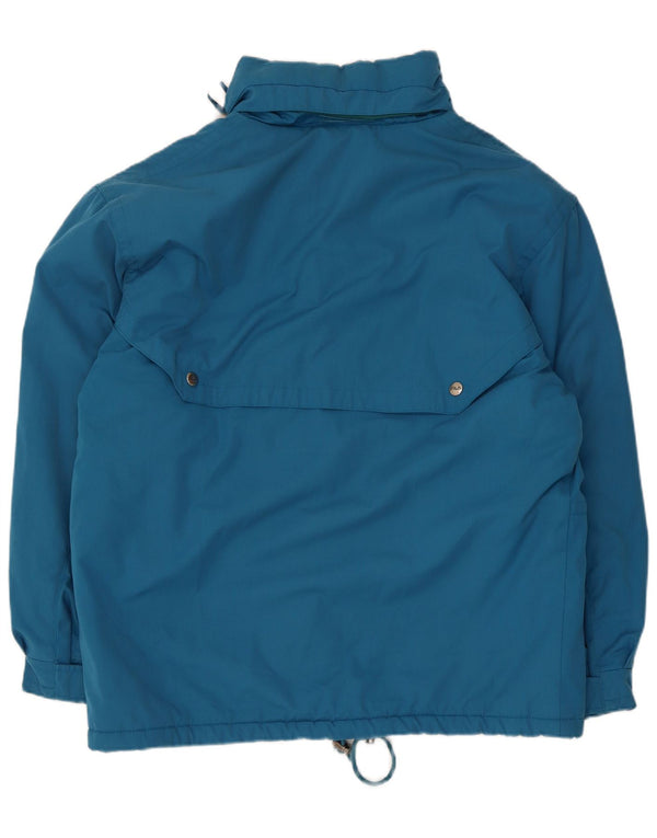 Fila Herren-Windbreakerjacke mit Kapuze, UK 40, Größe L, blau, Polyester