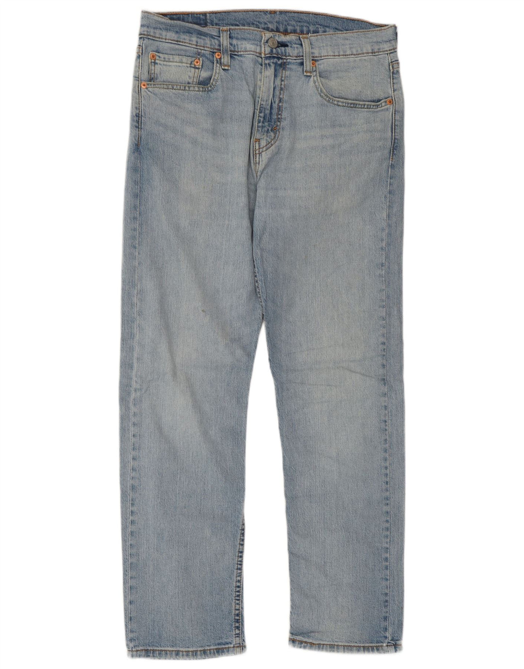 Levi's Damen 502 Straight Jeans W32 L27 Blaue Baumwolle