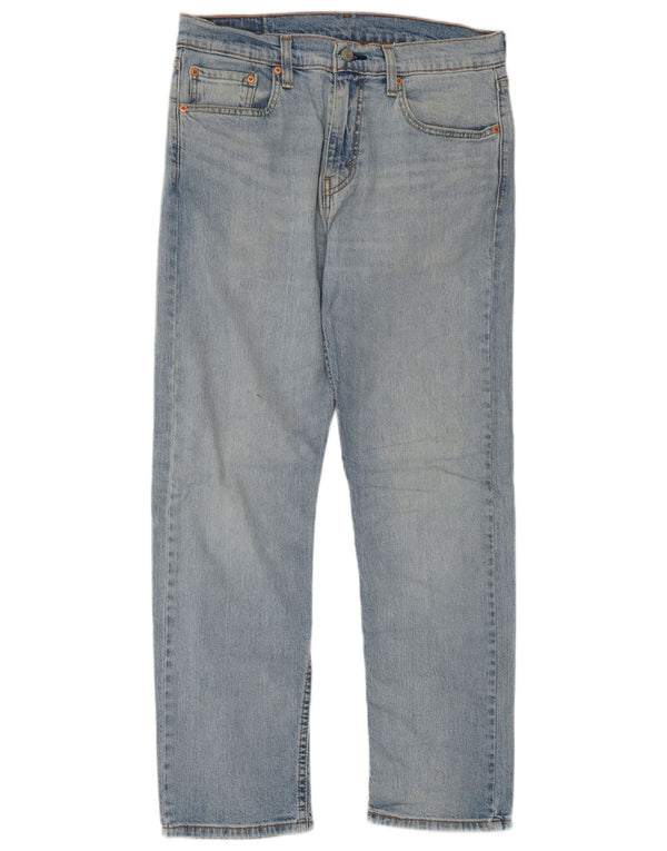 Levi's Damen 502 Straight Jeans W32 L27 Blaue Baumwolle