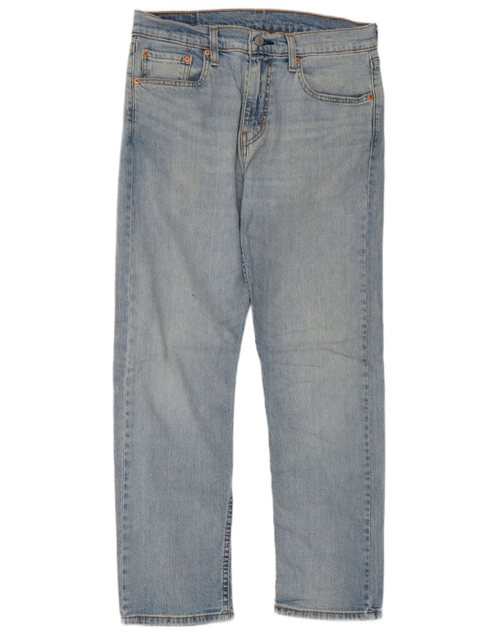 Levi's Damen 502 Straight Jeans W32 L27 Blaue Baumwolle