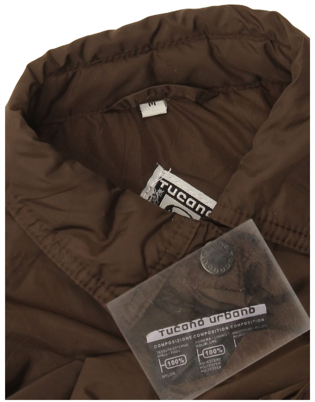 Tucano Urbano Damen Utility-Jacke UK 14 Mittelbraunes Nylon