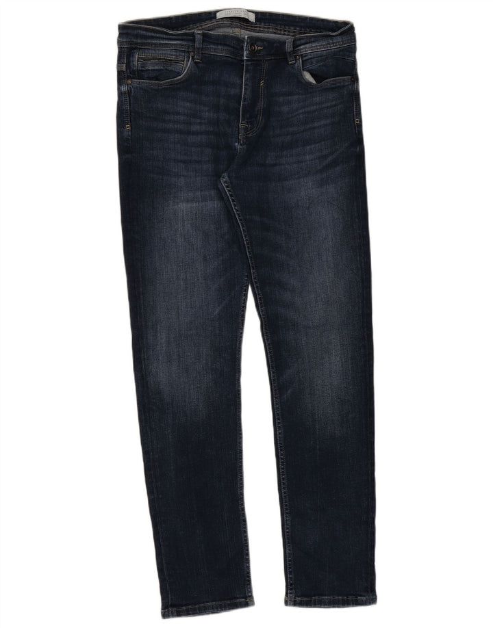 Zara Herren Slim Jeans EU 44 Large W34 L31 Blau