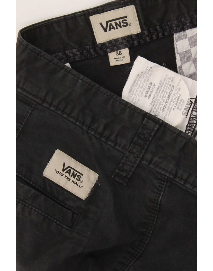 Vans Slim Chino-Hose für Herren, W36, L32, schwarze Baumwolle