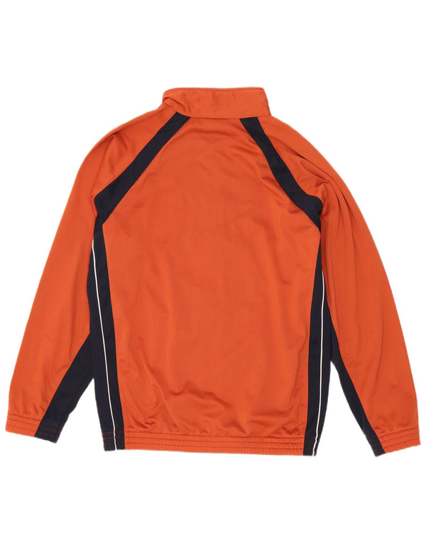 Champion Jungen-Trainingsanzug-Oberteil mit Grafik, 11–12 Jahre, Größe L, Orange, Sport