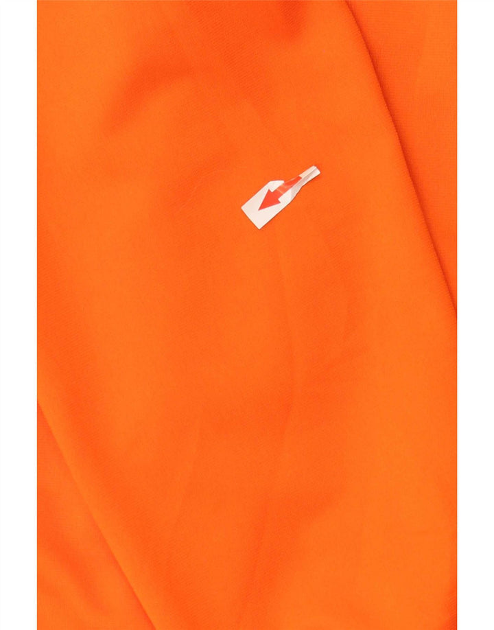Diadora Damen-Trainingsanzugoberteil mit Grafik, IT 42, Mittelorange, Polyester