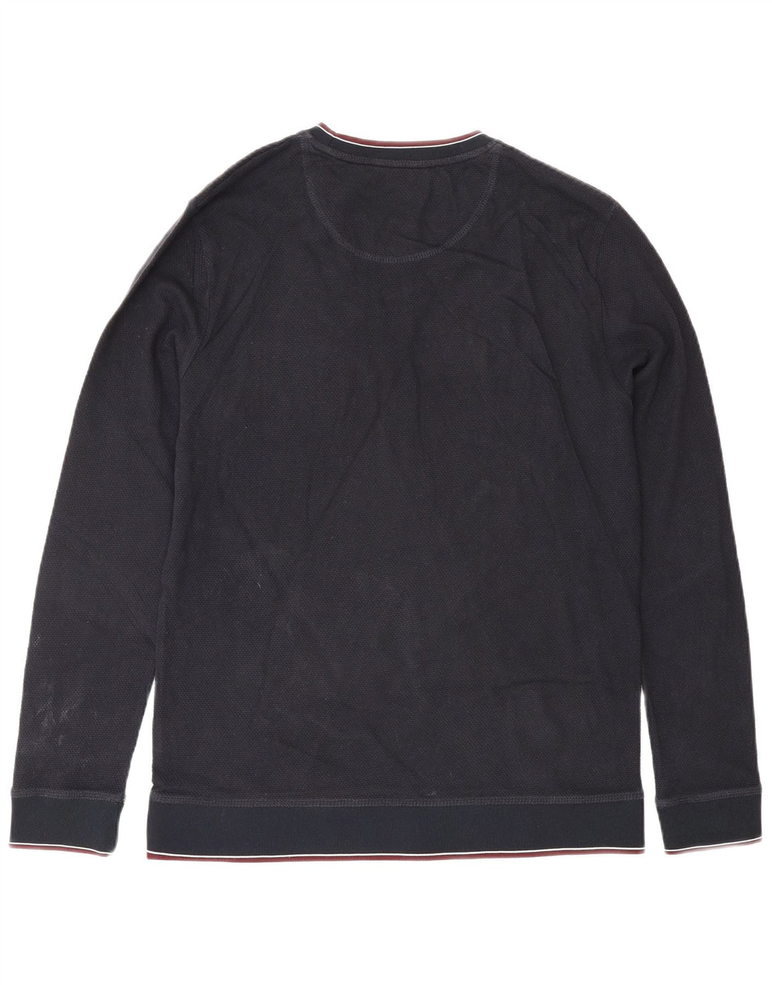 Jules Herren-Pullover mit Rundhalsausschnitt, groß, marineblaue Baumwolle