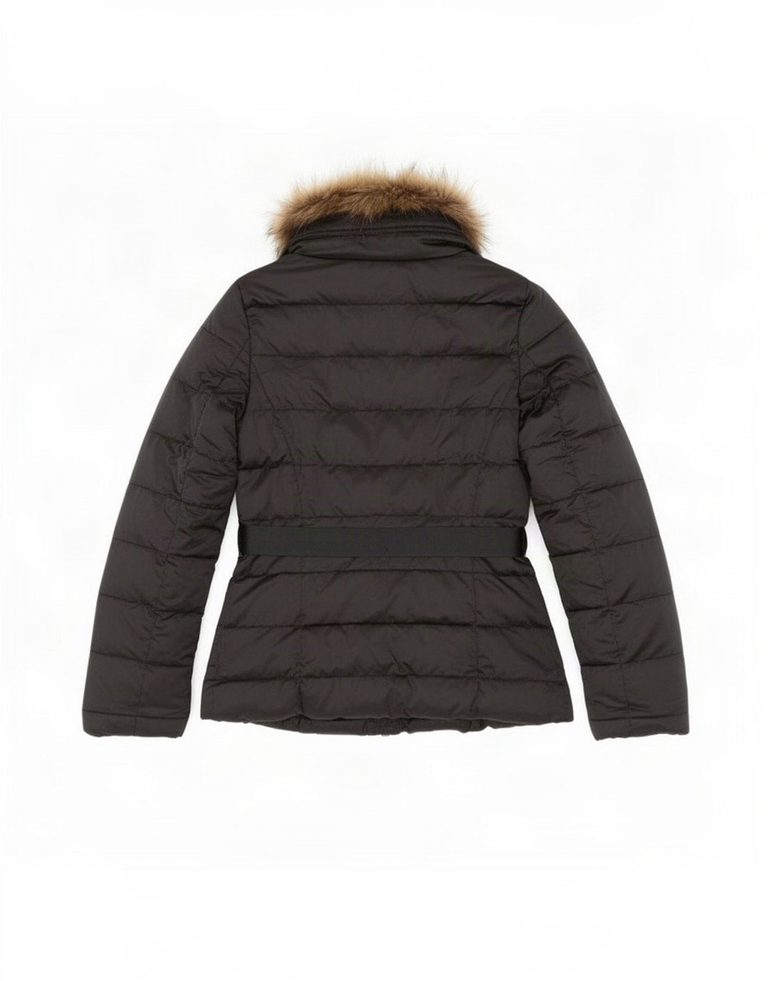 Marella Damen Wattierte Jacke UK 10 Small Grau Polyamid