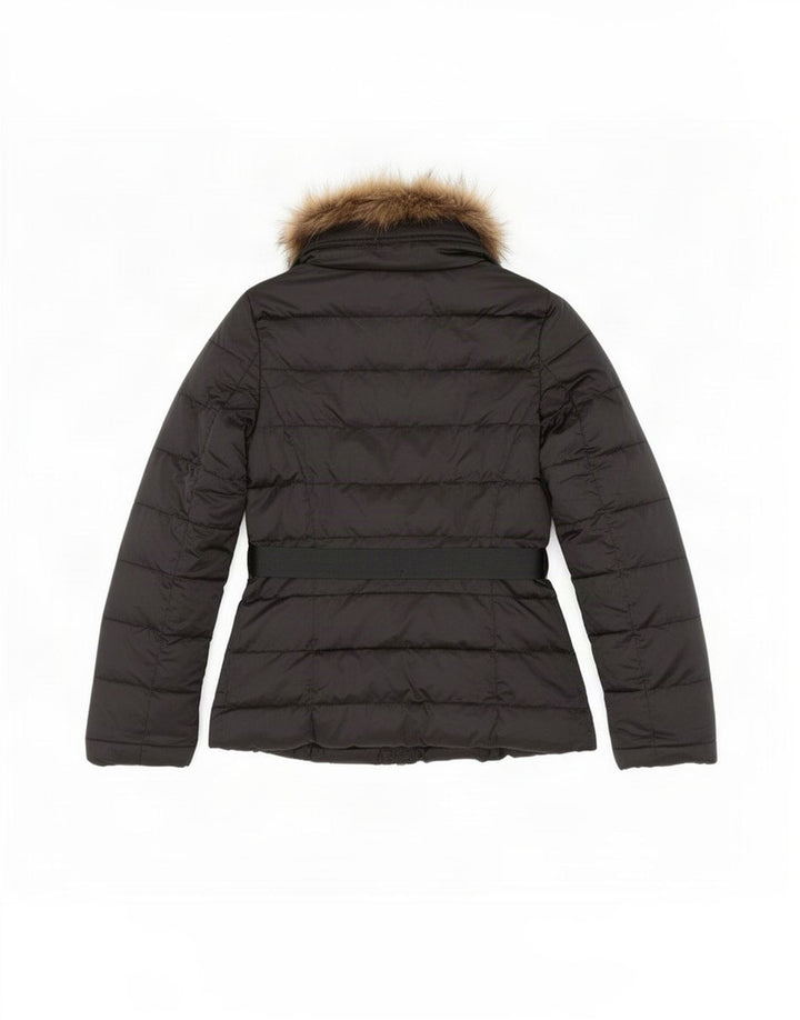 Marella Damen Wattierte Jacke UK 10 Small Grau Polyamid