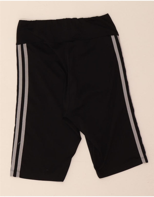 Adidas Damen Sportshorts UK 10 Small Schwarz Polyester