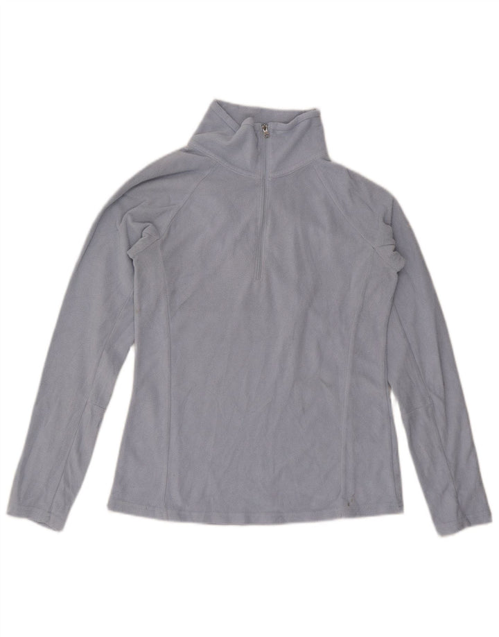Columbia Damen-Fleecepullover mit Reißverschluss, UK 10, Größe S, Blau, Polyester