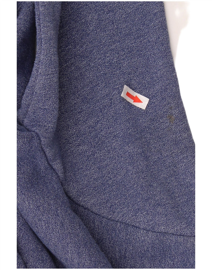 SUPERDRY Herren-Kapuzenpullover mit grafischem Reißverschluss, Größe S, Blau, Baumwolle