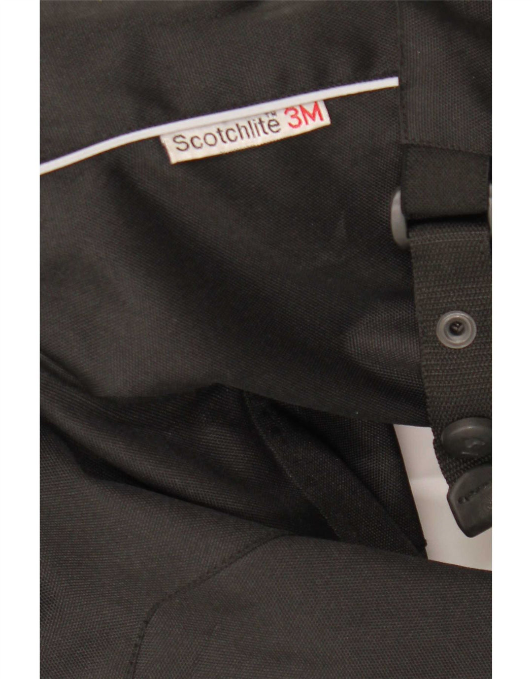 Scotchlite 3M Herren Racer Jacke UK 42 XL Schwarz Polyester