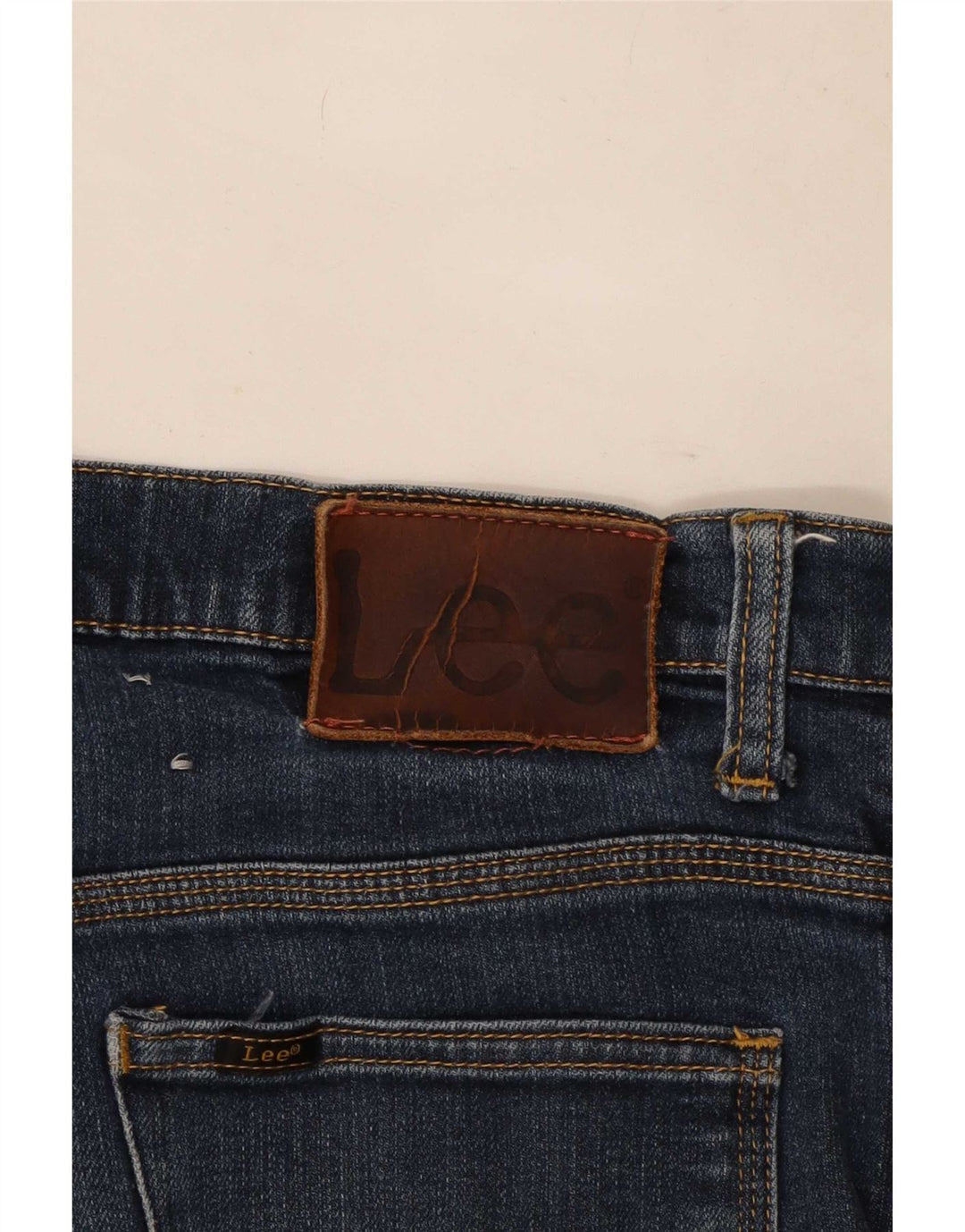 Lee Herren Straight Jeans W32 L29 Marineblau