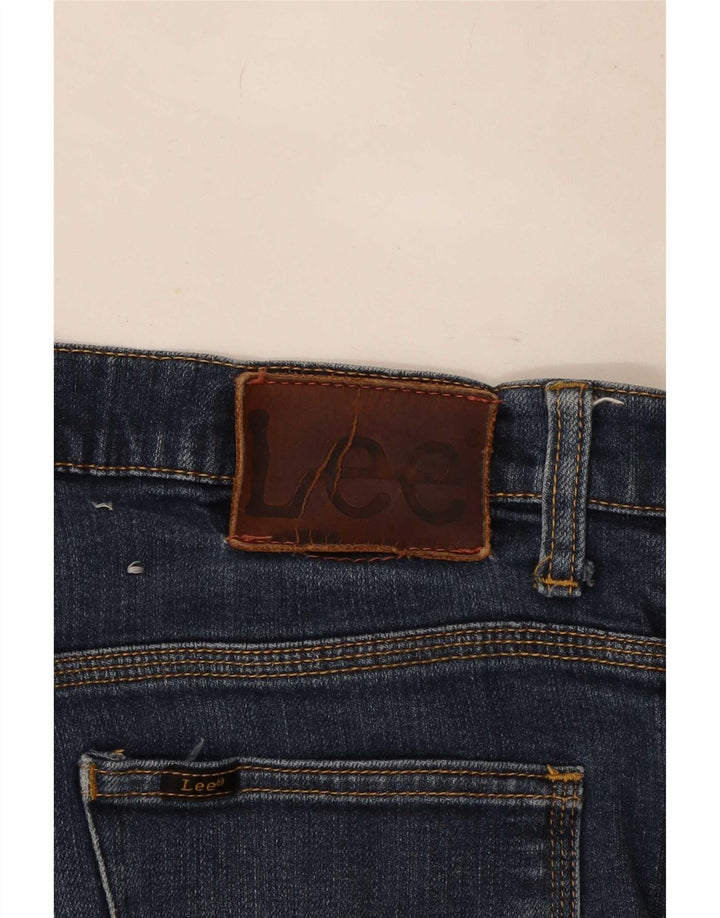 Lee Herren Straight Jeans W32 L29 Marineblau