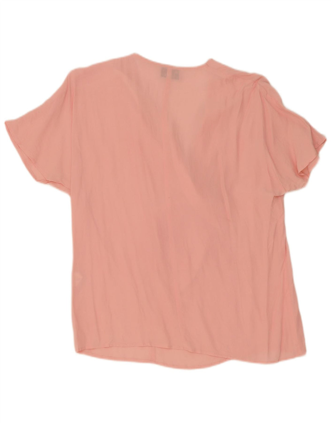 Vintage Damen Bluse Top IT 46 Großes Rosa Acetat