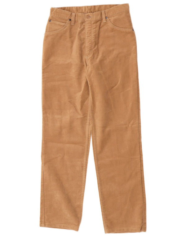 Wrangler Damen gerade Freizeithose W31 L30 braune Baumwolle