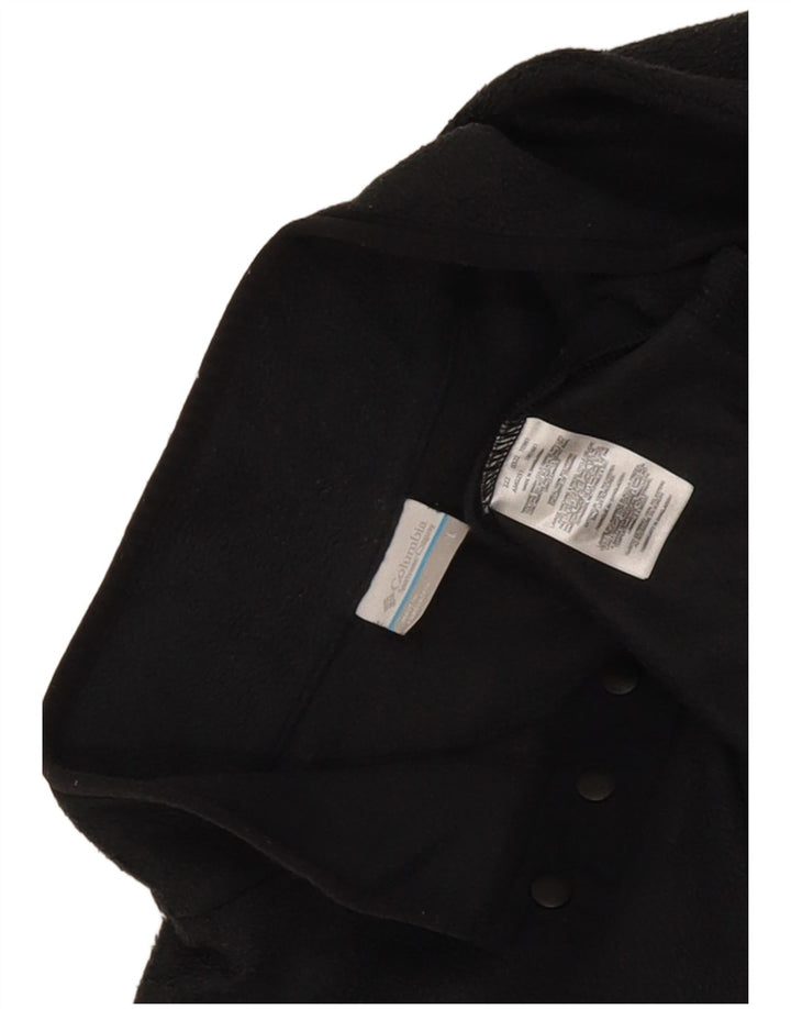 Columbia Herren-Fleecepullover mit Knopfkragen, groß, grau, Polyester