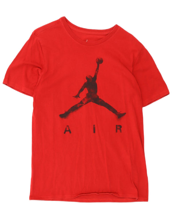 Jordan Herren Air Graphic T-Shirt Top Mittelrot