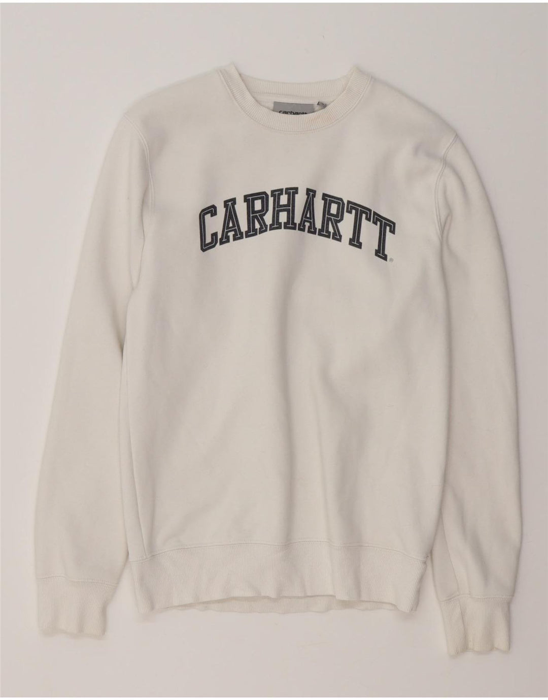 CARHARTT Herren-Sweatshirt mit Grafik, XS, weiße Baumwolle