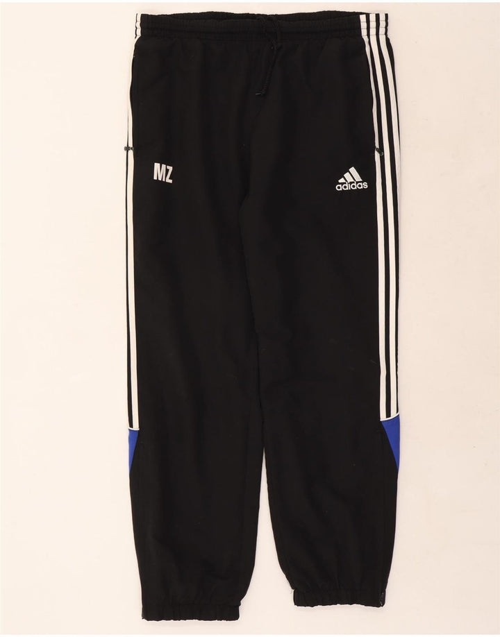 Adidas Herren Trainingshose Jogger UK 40/42 Medium Schwarz Polyester