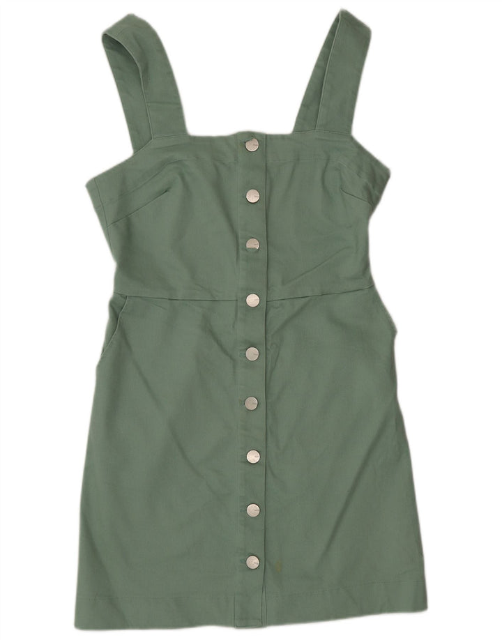 Oasis Trägerkleid für Damen, UK 12, mittelgrün, Baumwolle