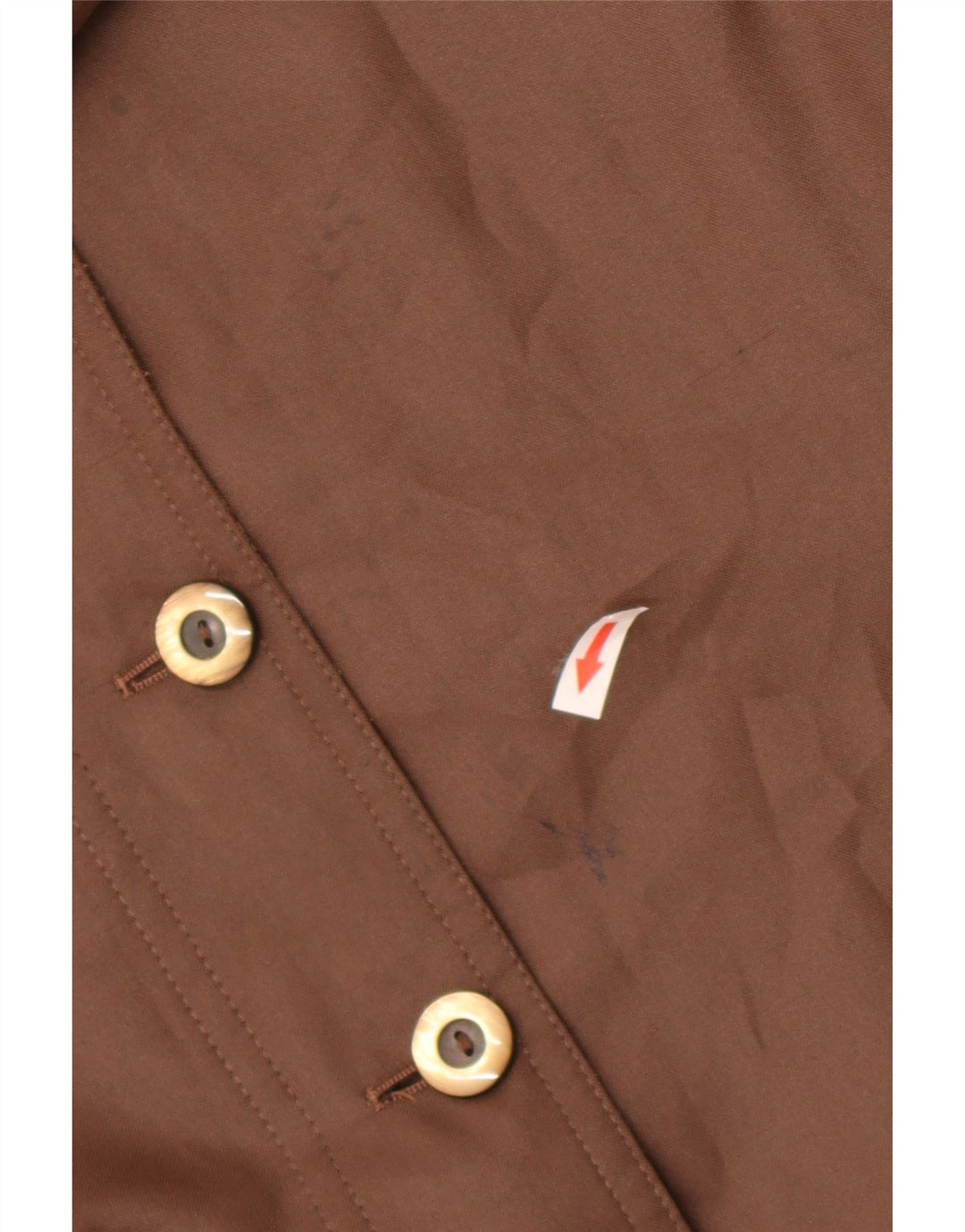 Claude Havrey Damen Trenchcoat UK 14 Large Braun Polyester