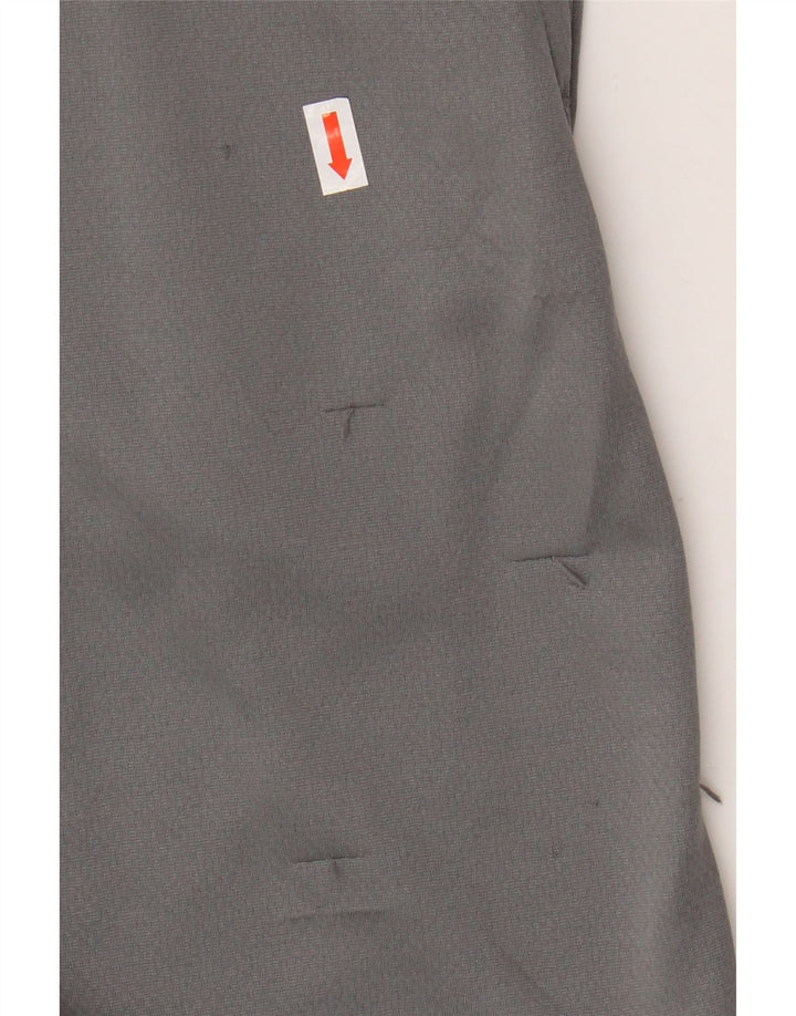 RUSSELL ATHLETIC Mens Dri-Power Sport Shorts Large Grey Colourblock