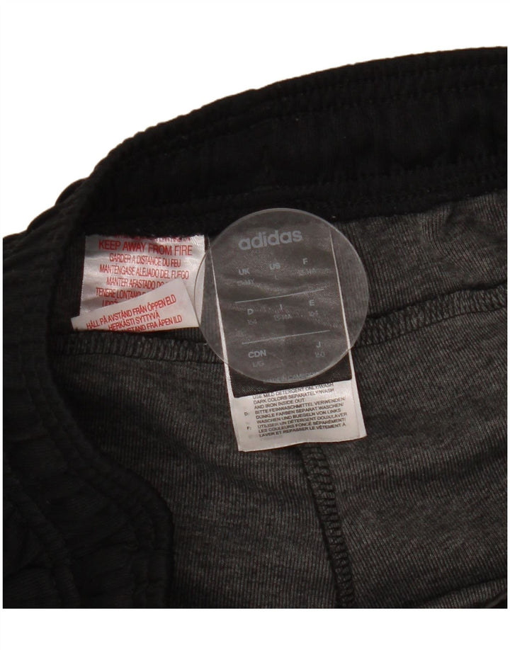 Adidas Jungen-Trainingshose, Jogginghose, 13–14 Jahre, schwarzes Polyester