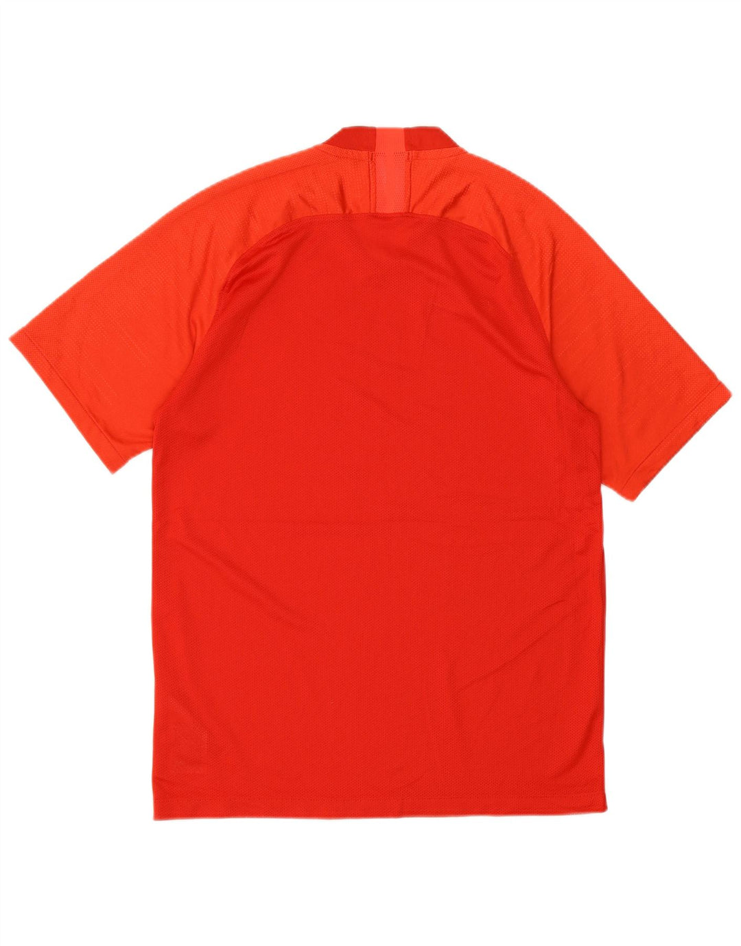 Nike Herren Dri Fit T-Shirt-Oberteil Mittelrotes Farbblock-Polyester