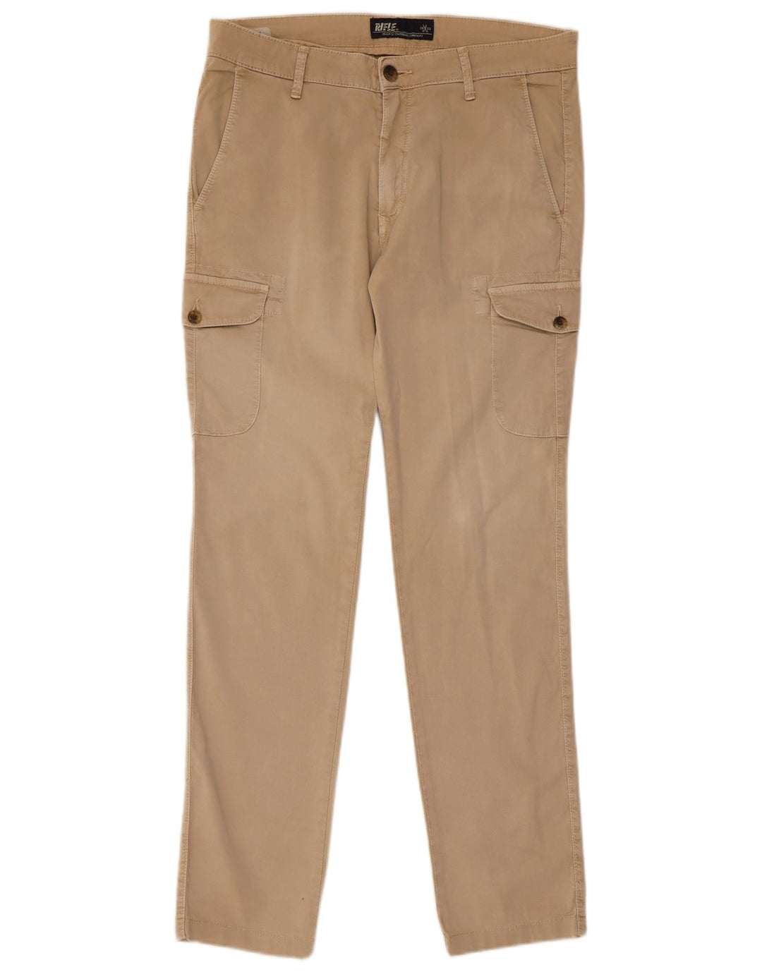 RIFLE Herren Slim Cargohose W31 L30 Beige